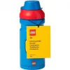 LEGO Iconic Joogipudel 390 ml Sinine Silikoonotsiku ja Pool-läbipaistva Korgiga