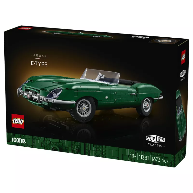 LEGO Icons 11381 Jaguar E-Type ehituskomplekt (1458 tükki)