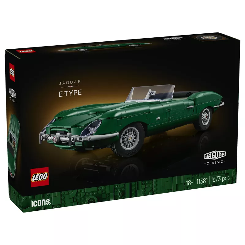 LEGO Icons 11381 Jaguar E-Type ehituskomplekt (1458 tükki)
