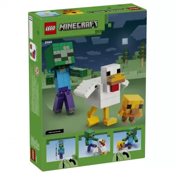 LEGO Minecraft 21582 Chicken Jockey ehituskomplekt