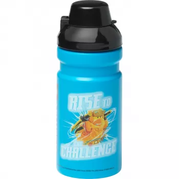 LEGO NINJAGO Joogipudel 390 ml Sinine Silikoonist Tilaga Pool Läbipaistva Korgiga PP/Silikoon