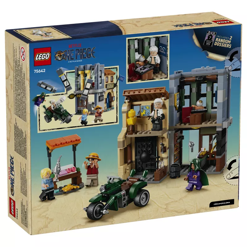 LEGO One Piece 75642 Showdown kapten Smokeriga ehituskomplekt