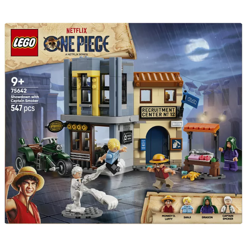 LEGO One Piece 75642 Showdown kapten Smokeriga ehituskomplekt