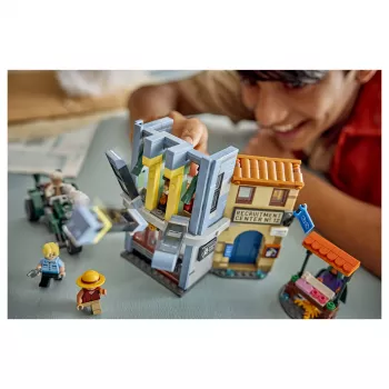 LEGO One Piece 75642 Showdown kapten Smokeriga ehituskomplekt