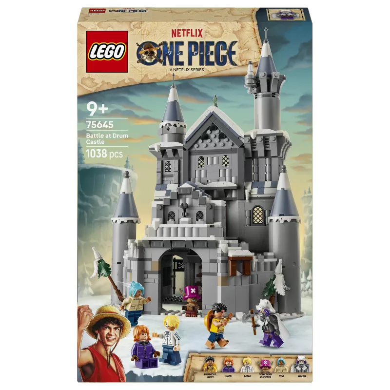 LEGO One Piece 75645 Lahing Trummilossis ehituskomplekt (1250 osa, 7 minifiguuri)