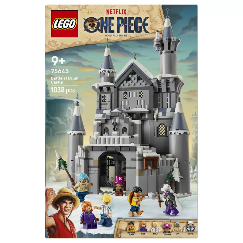 LEGO One Piece 75645 Lahing Trummilossis ehituskomplekt (1250 osa, 7 minifiguuri)