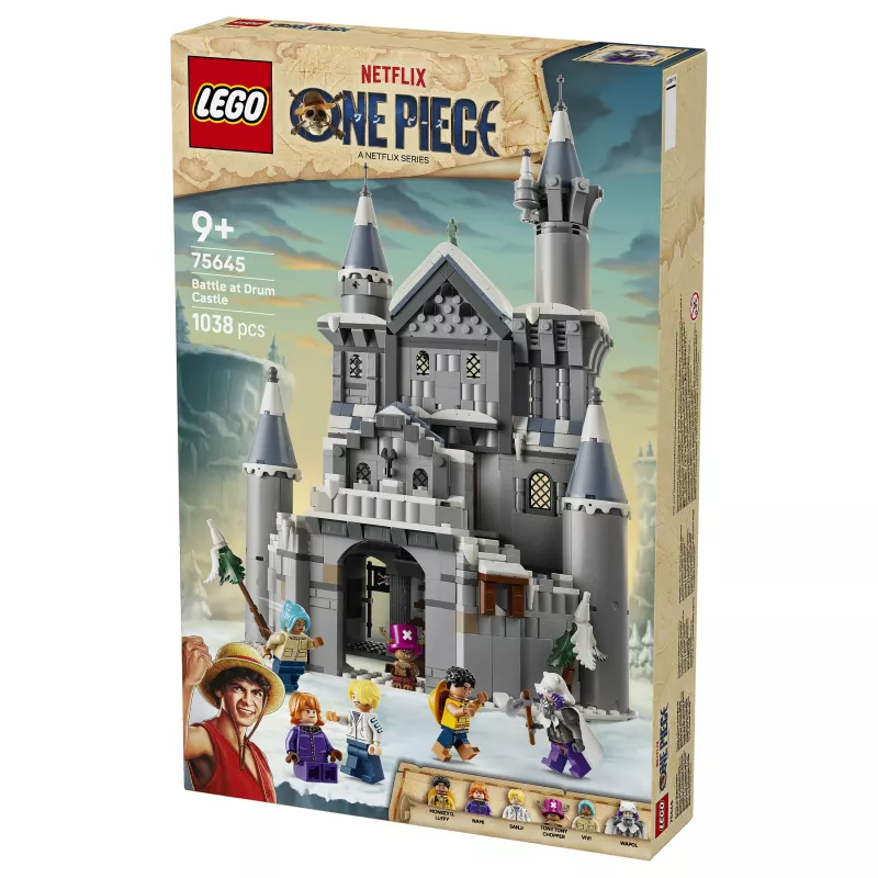 LEGO One Piece 75645 Lahing Trummilossis ehituskomplekt (1250 osa, 7 minifiguuri)