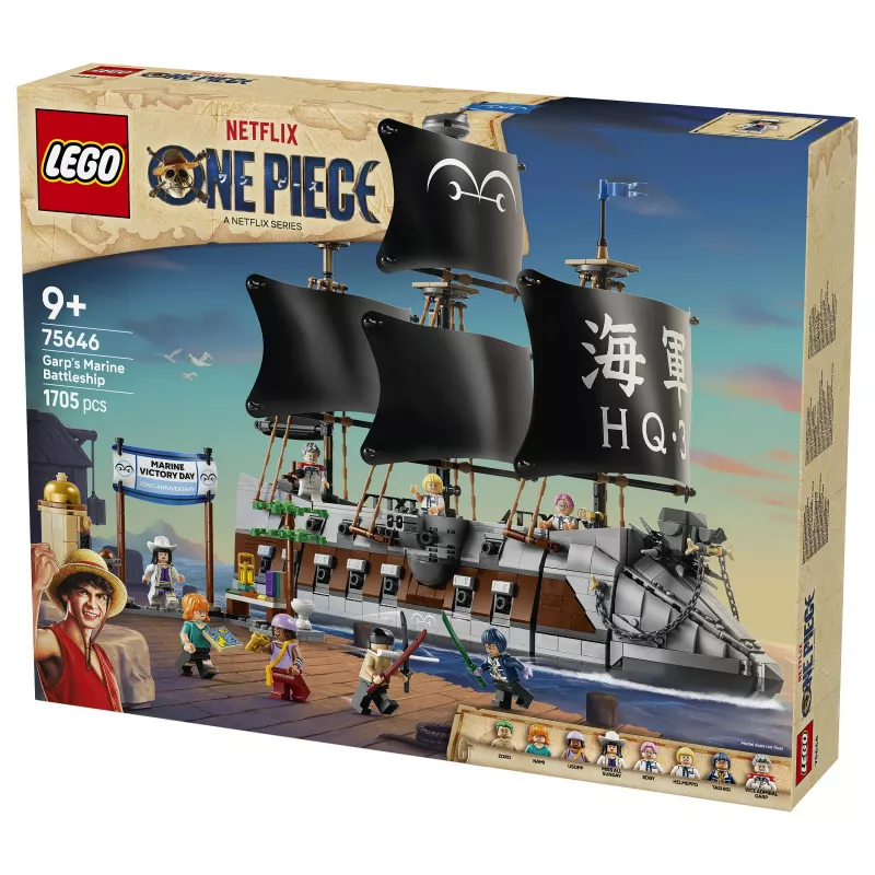 LEGO One Piece 75646 Garp'i mereväe lahingulaeva ehituskomplekt