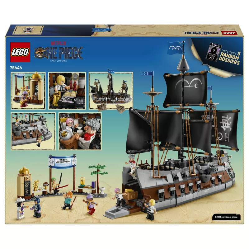 LEGO One Piece 75646 Garp'i mereväe lahingulaeva ehituskomplekt