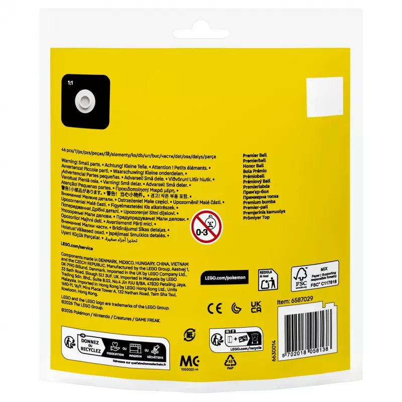LEGO Pokémon 30729 Premier Ball Polybag ehituskomplekt
