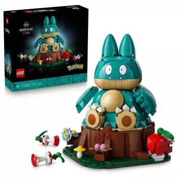 LEGO Pokémon 72150 Munchlax ehitatav figuur (823 osa, vanusele 10+)