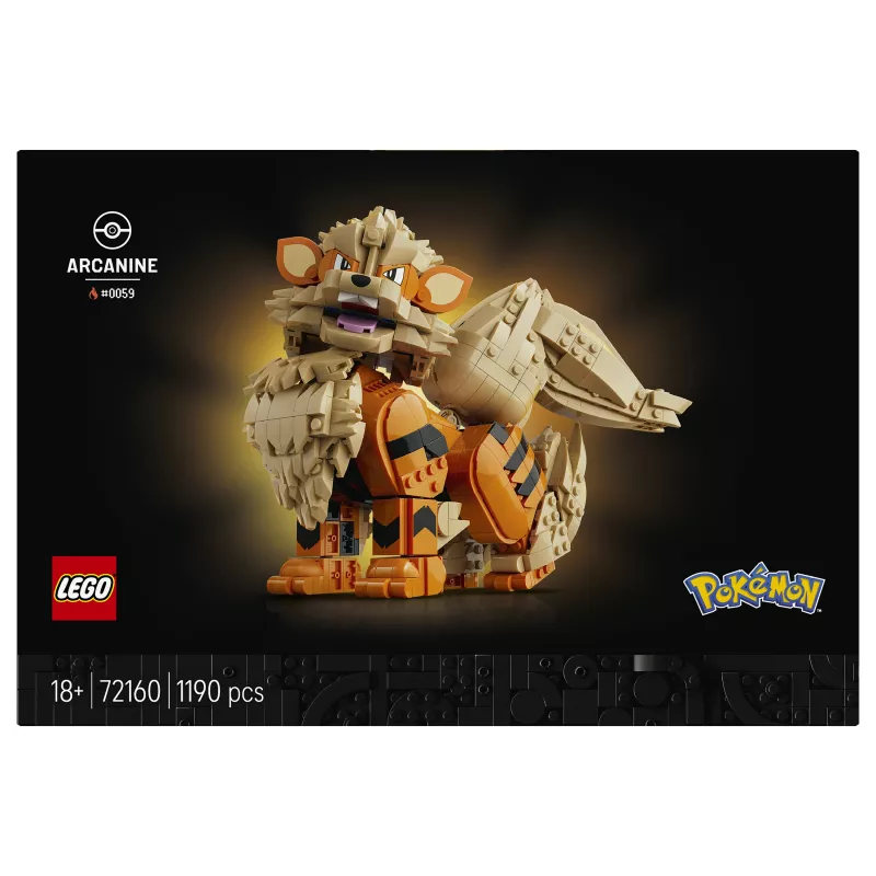 LEGO Pokémon Arcanine ehituskomplekt (72160)