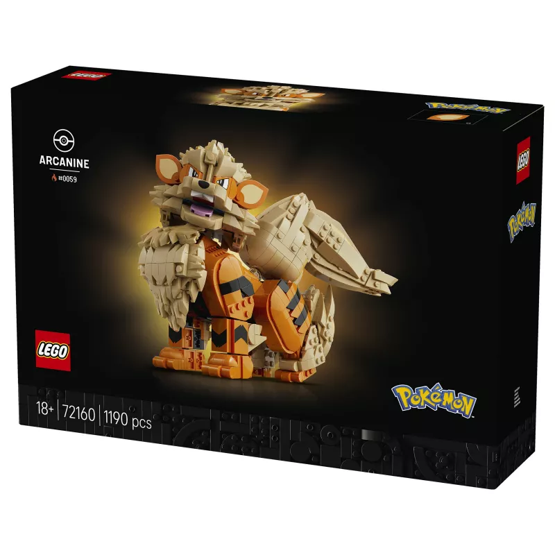 LEGO Pokémon Arcanine ehituskomplekt (72160)