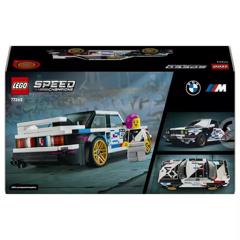 LEGO Speed Champions 77263 BMW M3 (E30) võidusõiduauto ehituskomplekt