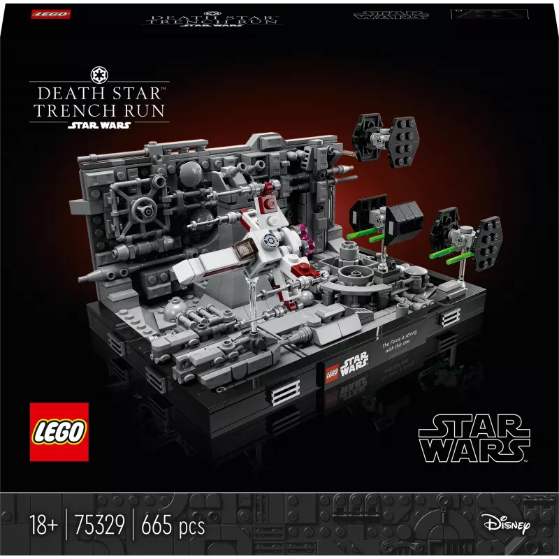 LEGO Star Wars Death Star Trench Run Diorama (75329) – 665-osaline ehituskomplekt täiskasvanutele