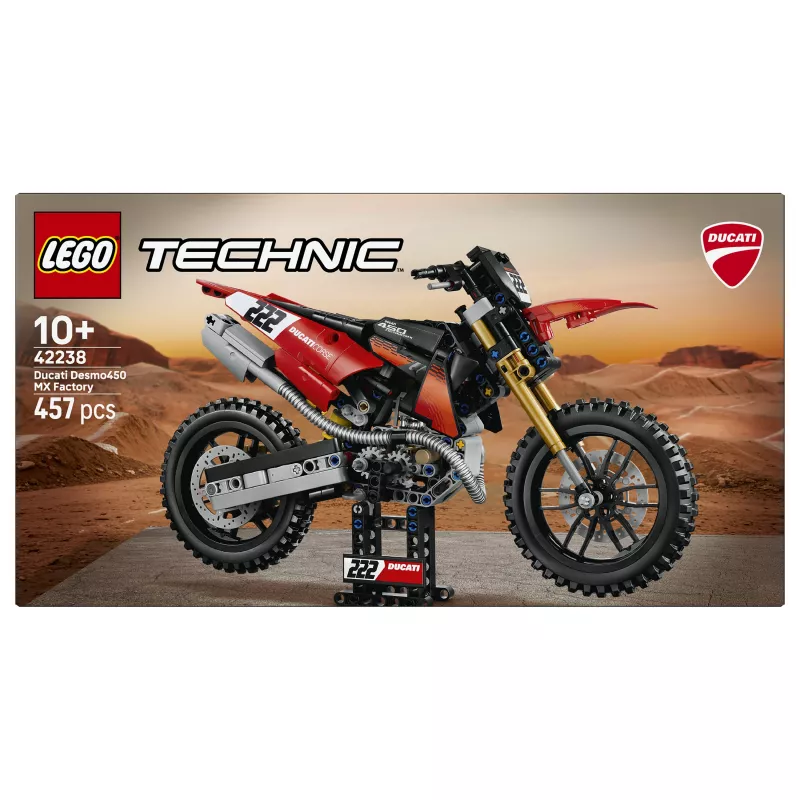 LEGO Technic 42238 Ducati Desmo450 MX Factory Motorcycle