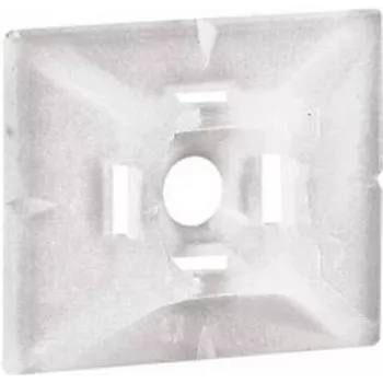 Legrand 032065 kaablivitsa alus, isekleepuv ja kruvitav, looduslik, 100 tk
