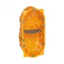 Legrand Batibox 080042 Õõnesseina karp, 2-kohaline, 2 moodulit, sügavus 40 mm, hall