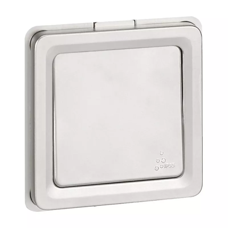 Legrand Soliroc 077811 Universaalne sisse/välja- ja ümberlüliti, 1-pooluseline, 10AX, 250V, IP55, IK10, hall