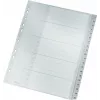 LEITZ 1284 A4 ekstra lai nummerdatud vahelehed 1-20, hall, 20-osaline, polüpropüleen, 0,12 mm, kirjutatava kaanega 1284-00