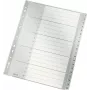 LEITZ 1284 A4 ekstra lai nummerdatud vahelehed 1-20, hall, 20-osaline, polüpropüleen, 0,12 mm, kirjutatava kaanega 1284-00