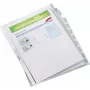 LEITZ A4 10-osaline vahelehtede komplekt, läbipaistev polüpropüleen, pealt avatav, märgistussakidega 4754-00-03