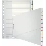 Leitz A4 tühjad vahelehed, polüpropüleen, hall, 10-osaline, universaalne augustamine 1270