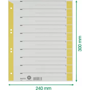 LEITZ A4 eralduslehed kollased 160 g/m² 25-pakk 16523015