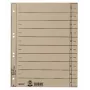 LEITZ A4 ekstra laiad vahelehed, manilla kartong 230 g/m², hall läbivärvitud, tühjad kaanetavad, 100 lehte 1658-00-85