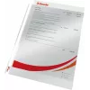 LEITZ Esselte Standard dokumenditasku A4, polüpropüleen, kristallselge, 0,06 mm, ülalt avatav, dokumendikindel, mitme augustusega, tugevdatud serv, 100 tk pakk (925008)