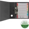 LEITZ Ekstra Tugevad Kartongist Registereraldajad, Tühjad, A5, 6-osaline, Hall 230 g/m², Kirjutatav Esikaas Võrepressiga 4355-00-85