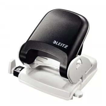 Leitz NeXXt lauaaugustaja, 30 lehte, 2 auku, 5,5 mm, A4-A6, Folio, US-Quart, metall ja plast, must 5005-00-95