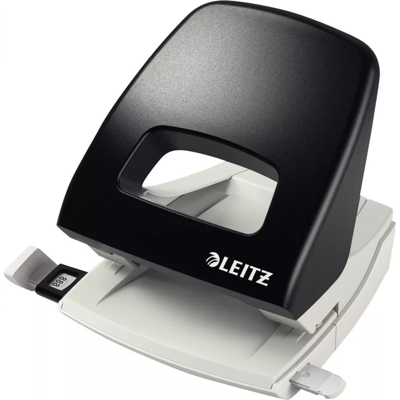 Leitz NeXXt lauaaugustaja, 30 lehte, 2 auku, 5,5 mm, A4-A6, Folio, US-Quart, metall ja plast, must 5005-00-95