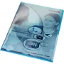 LEITZ Premium A4 dokumenditasku, PVC, sinine, 0,15 mm, avatud ülalt ja küljelt, arhiivikindel, jäik kile (4100-00-35)