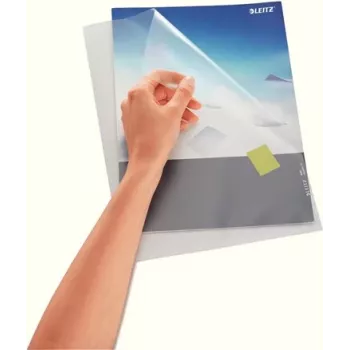 LEITZ Standard A4 dokumendikate, polüpropüleen, teraline, sinine, 0,13 mm, avatud ülalt ja küljelt, dokumendikindel, pöidla väljalõikega 4000-00-35