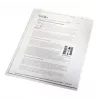 LEITZ Standard A4 dokumendikate, polüpropüleen, teraline, sinine, 0,13 mm, avatud ülalt ja küljelt, dokumendikindel, pöidla väljalõikega 4000-00-35