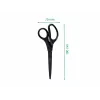 Leitz titaankvaliteediga käärid 180 mm, roostevabast terasest terad titaankattega, ergonoomilised pehme haardega käepidemed, must/punane, paberi ja kanga jaoks 5419-60-95