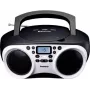 Lenco SCD-501 WH kaasaskantav CD-mängija Bluetoothi, FM-raadio ja USB MP3-esitusega, valge/must