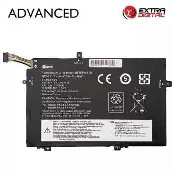 Lenovo 01AV463 asendus sülearvuti aku 4100mAh Li-Ion Extra Digital Advanced