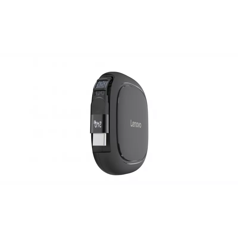 Lenovo 240W USB-C sissetõmmatav kaabel (must, 0,8m, USB 2.0)