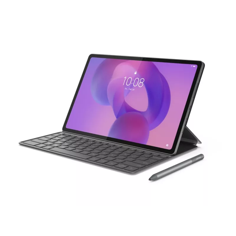 Lenovo Folio Klaviatuur Idea Tab Plus jaoks - Tormihall, QWERTY US, Puuteplaat (ZG38C07528)