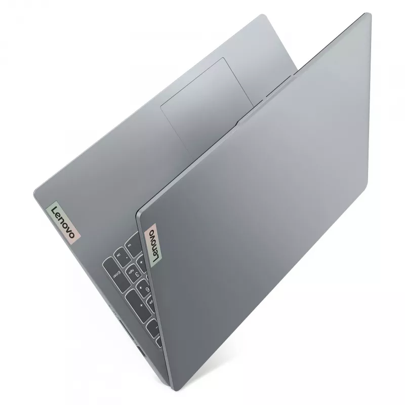 Lenovo IdeaPad Slim 3 15ABR8 Sülearvuti, 15.6 inch FHD, AMD Ryzen 5 5625U, 8GB DDR4, 256GB SSD, Windows 11 Home, Saksa klaviatuur, Arctic Grey