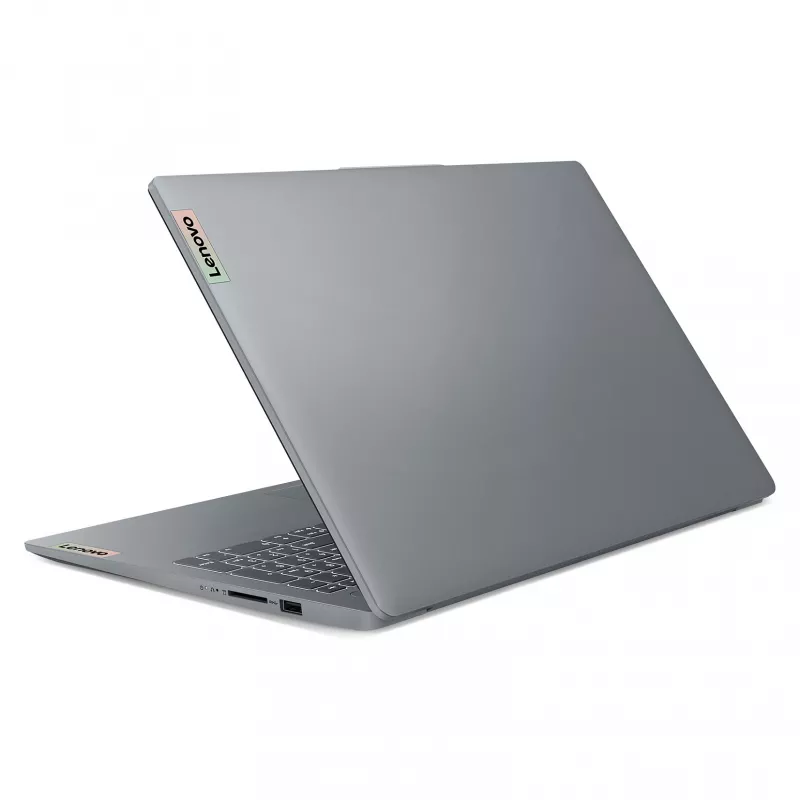 Lenovo IdeaPad Slim 3 15ABR8 Sülearvuti, 15.6 inch FHD, AMD Ryzen 5 5625U, 8GB DDR4, 256GB SSD, Windows 11 Home, Saksa klaviatuur, Arctic Grey