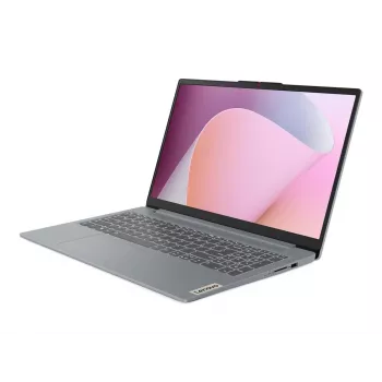 Lenovo IdeaPad Slim 3 15AMN8 15,6-tolline FHD IPS sülearvuti, AMD Ryzen 5 7520U, 8GB LPDDR5, 512GB SSD, Radeon 610M, Windows 11 Home, Arctic Grey