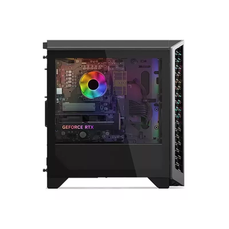 Lenovo LOQ Tower 26ADR10 mängudesktopp, AMD Ryzen 7 8745HX, 16GB DDR5, 1TB NVMe SSD, NVIDIA GeForce RTX 5050 8GB, Windows 11 Home, 2-aastane garantii, Raven Black
