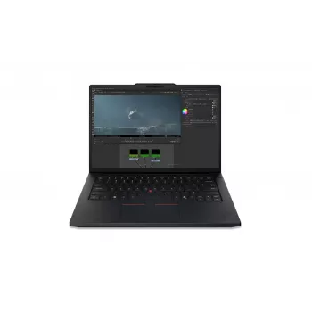 Lenovo P14s G7 Intel Mobile Workstation Sülearvuti - 14.5 inch IPS WUXGA Anti-glare - Intel Core Ultra 7 356H - 16 GB LPCAMM2 LPDDR5X - 512 GB SSD - NVIDIA RTX PRO 500 Blackwell 6 GB GDDR7 - Windows 11 Pro - Must