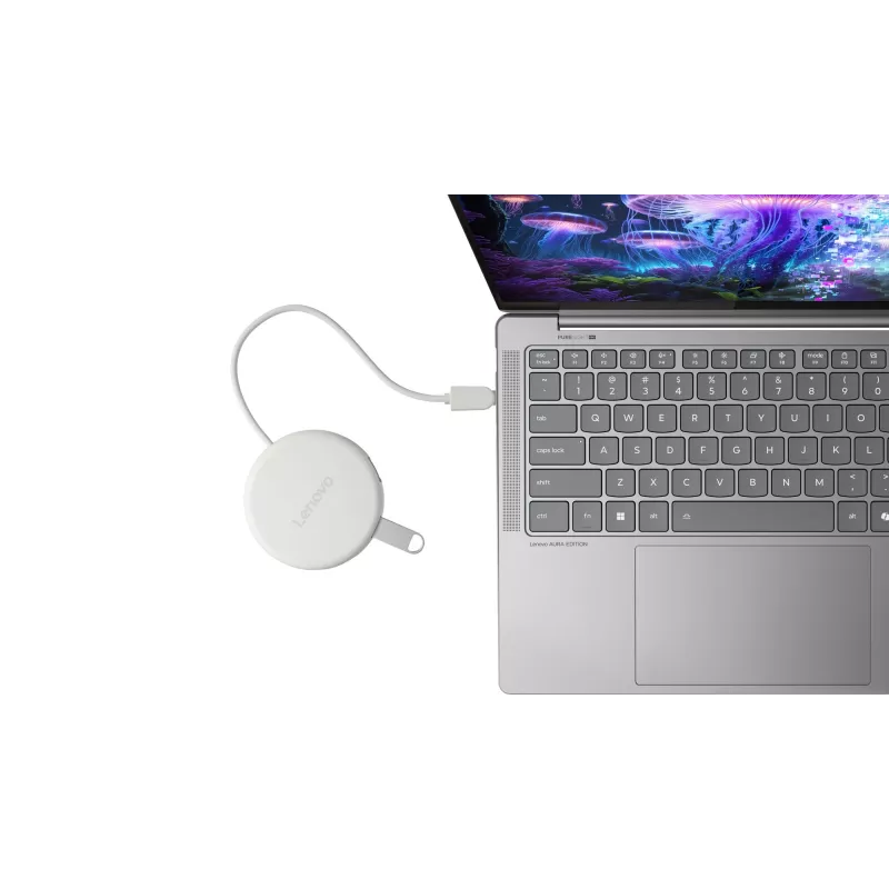 Lenovo Slim USB-C Hub GX91V16416 jaotur, HDMI 2.1, USB 10 Gbps, Seashell