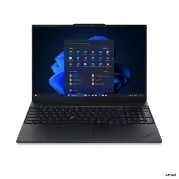 Lenovo ThinkPad E16 G4 AMD 16-tolline WUXGA IPS sülearvuti, AMD Ryzen AI 5 330, 16 GB DDR5, 512 GB SSD, AMD Radeon 820M, Windows 11 Pro, must, Põhjamaade klaviatuur