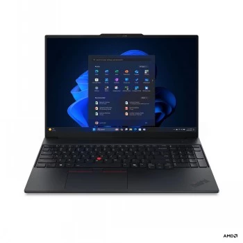 Lenovo ThinkPad E16 G4 AMD 16-tolline WUXGA IPS sülearvuti, AMD Ryzen AI 5 330, 16 GB DDR5, 512 GB SSD, AMD Radeon 820M, Windows 11 Pro, must, Põhjamaade klaviatuur