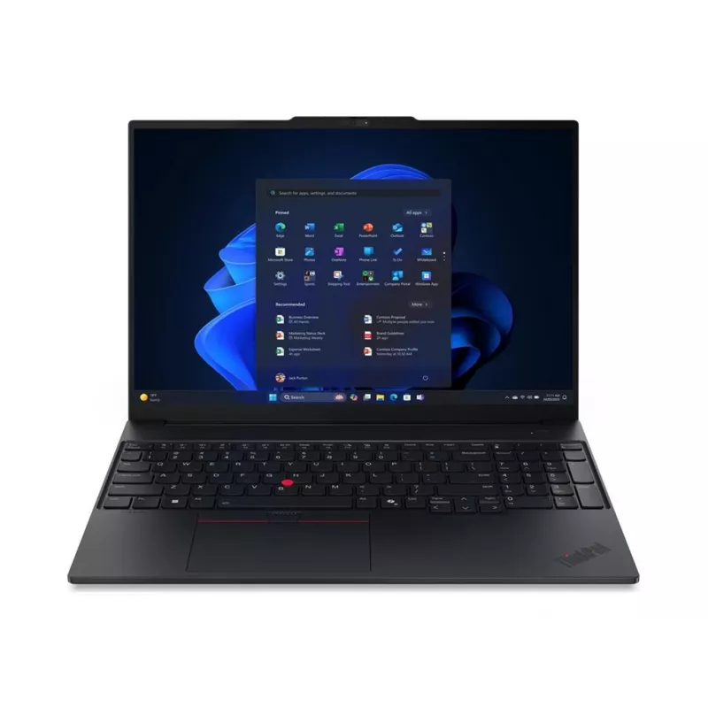 Lenovo ThinkPad E16 G4 AMD 16-tolline WUXGA IPS sülearvuti, AMD Ryzen AI 5 330, 16 GB DDR5, 512 GB SSD, AMD Radeon 820M Graphics, Windows 11 Pro, must